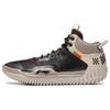 New LiNing Badfive 3 Cushioning Wear Resistant Mid Top Basketball Shoes Men's Umber ABFT025-1