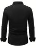 Professional Slim Fit Plus Size Workwear: Long Sleeve White & Short Sleeve Black Shirts