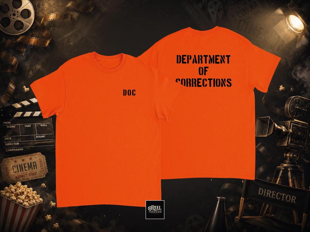 T shirt | DOC | Department of Corrections | Doc Tee | Department of Corrections Shirt | Jail T shirt | Prisoner tee | Inmate T shirt