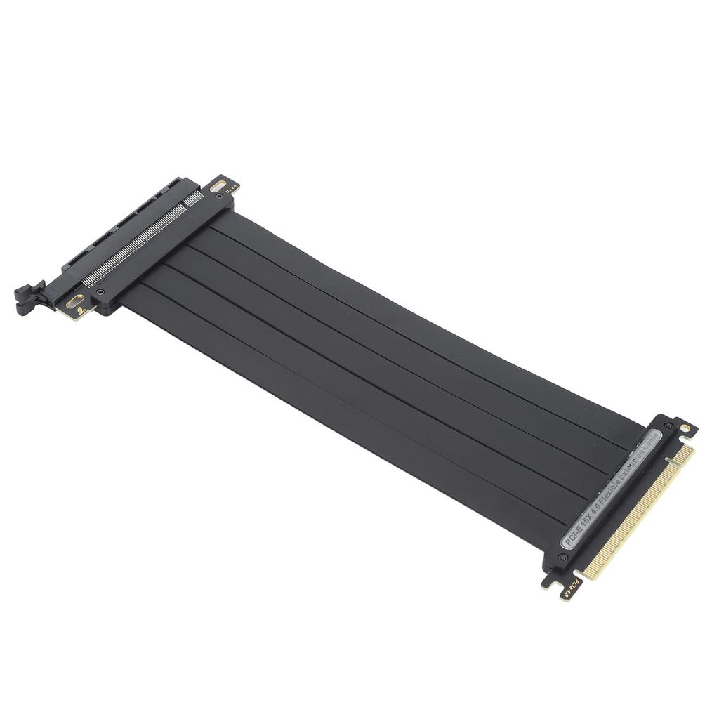 Гибкий удлинительный кабель PCIe 4.0 X16 для видеокарты, 16X, высокоскоростной, с углом 180 градусов, экранированный