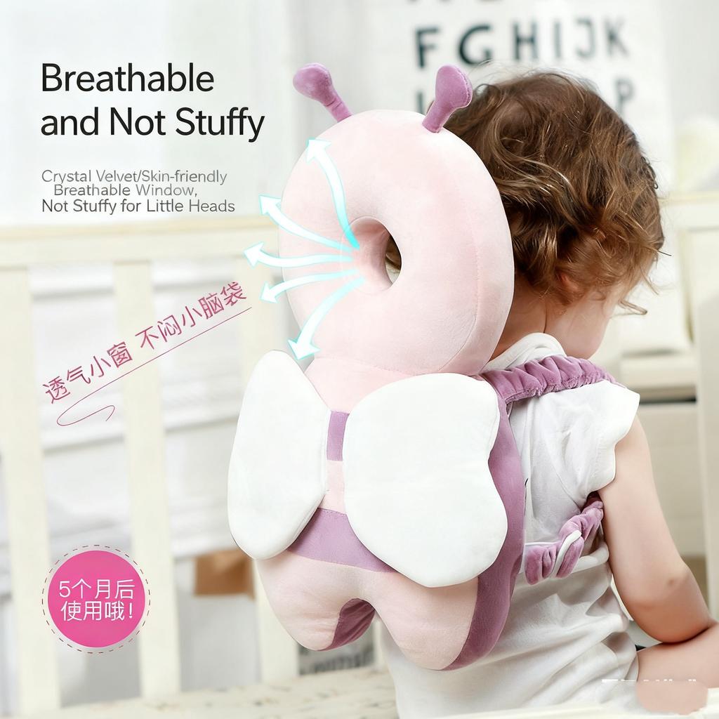 Baby safety equipment, baby walking anti fall pillow, baby headrest, breathable anti-collision protective cap