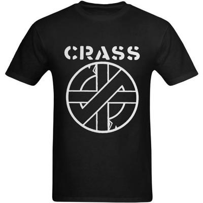 Мужская футболка с логотипом группы Crass Размер XL