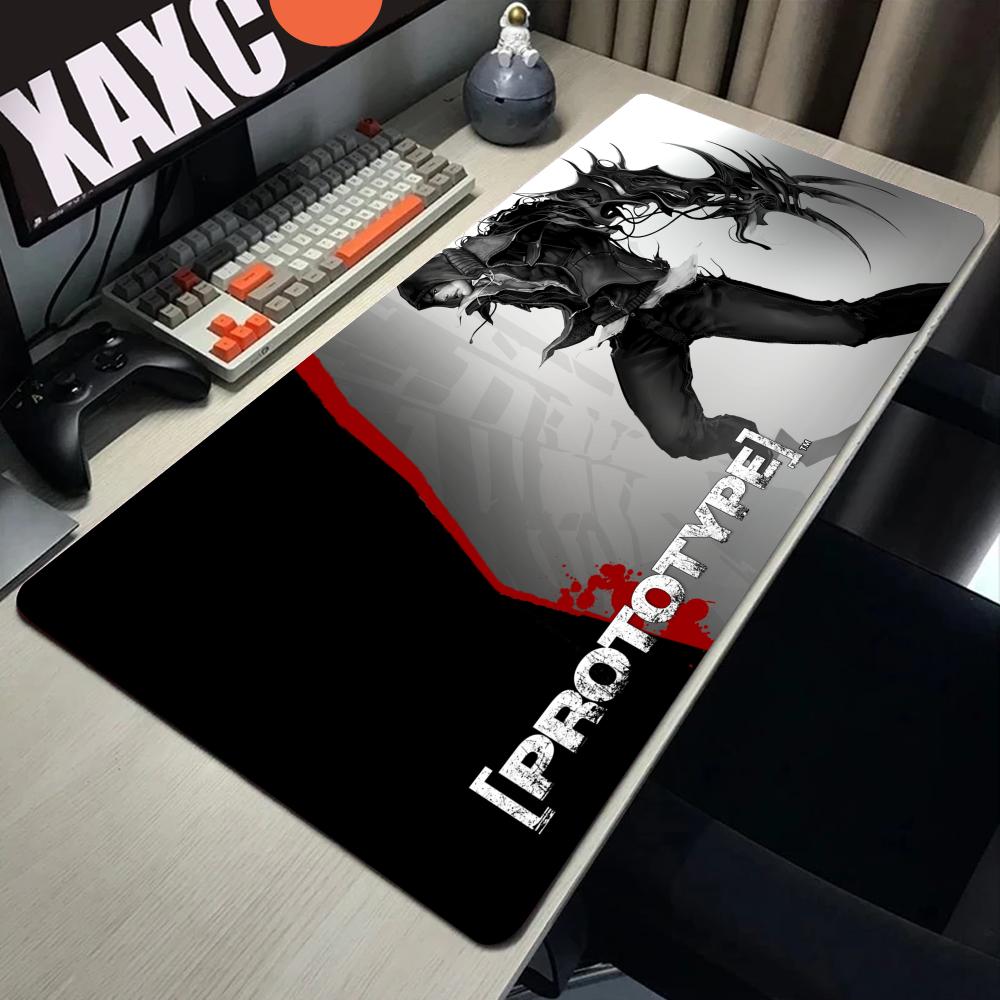 HYBXAXC Prototype Anime Mouse Pad Keyboard Mousepad Large Speed Office Computer Accessories Table Pads Mausepad Gamer Complete