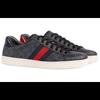 Gucci Ace Gg Supreme 'Черно-серый' 429445 96G50 1130