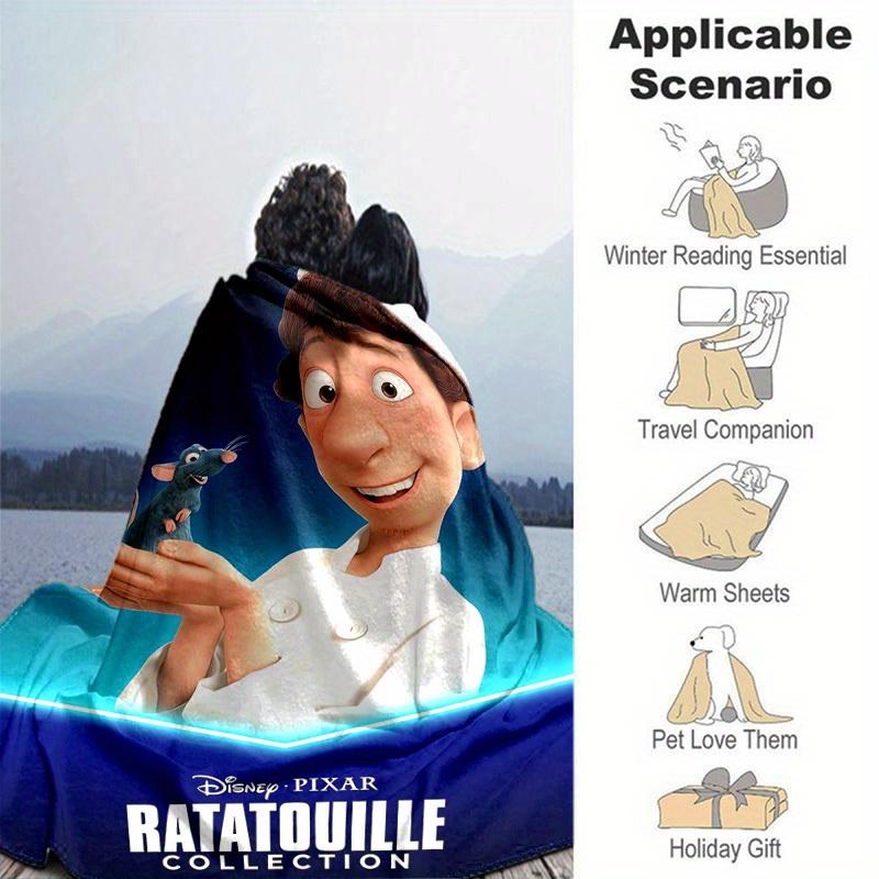 1pc, Ratatouille Collection Disney Pixar Home Decor Blanket Perfect for Couch, Bed, Travel