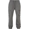Pantalon Cargo - Urban Classics - Gris Foncé - 100% Coton - Ceinture Élastique - Poches Cargo