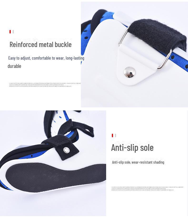 Ankle & Foot Fixation Brace: Short Calf Walking Splint for Exercise, Support, and Protection