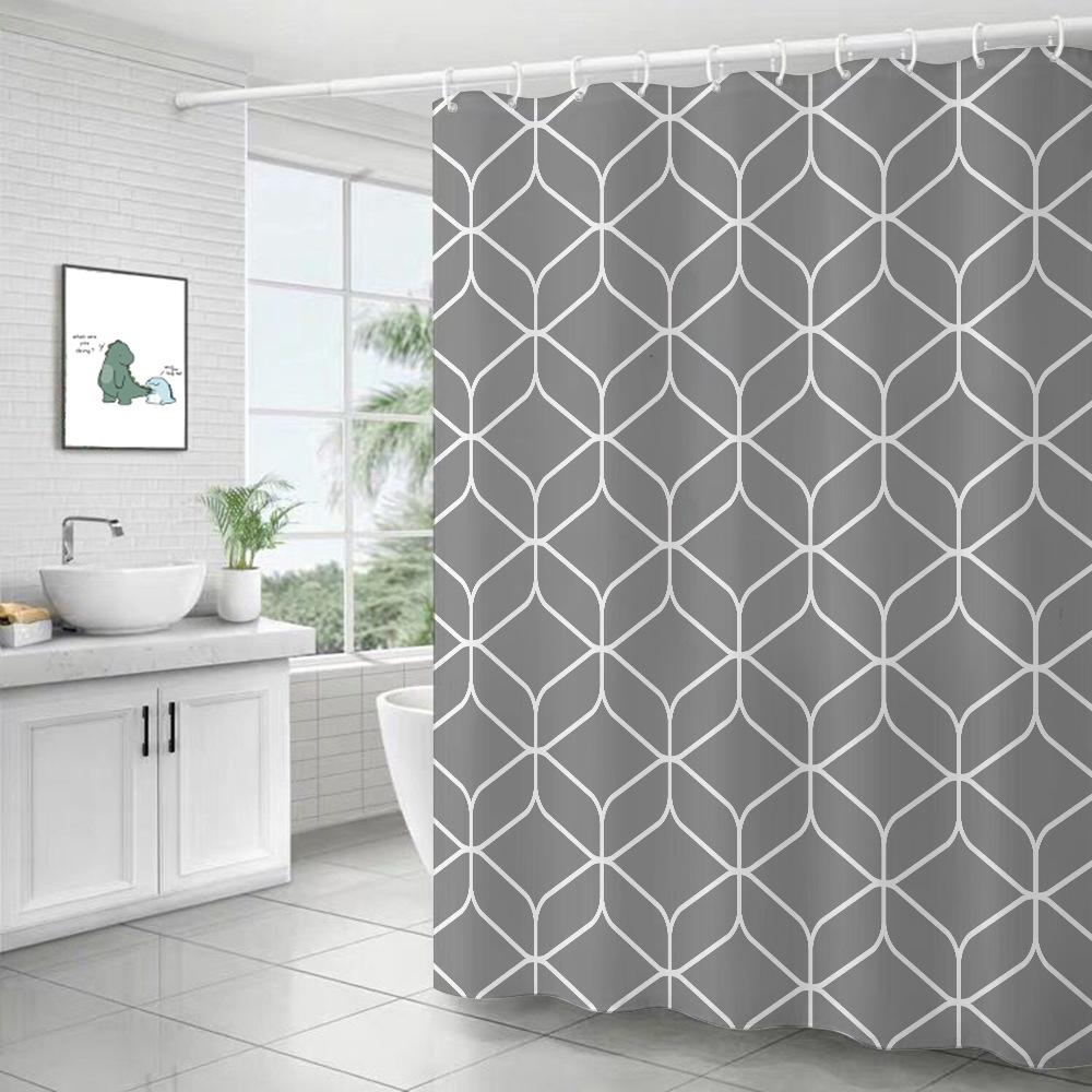 JINRUN утолщенная водонепроницаемая занавеска для ванной комнаты, устойчивая к плесени, занавеска для душа, занавеска для душевой перегородки, занавеска для душа, занавеска для ванной комнаты, бесплатная перфорация