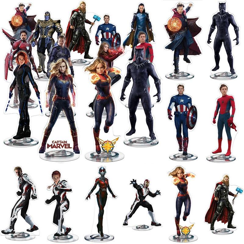 Элегантная акриловая подставка Мстители Железный человек Локи Танос Доктор Стрэндж Черная пантера подарок