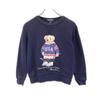 Long Sleeve Sweat Trainer S Navy Bear Logo Kid's Used