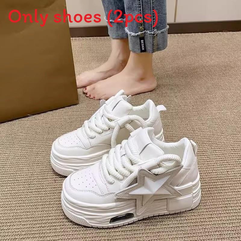 Athletic Sneakers For Women With Eva Sole And Star Decoration For Casual Wear