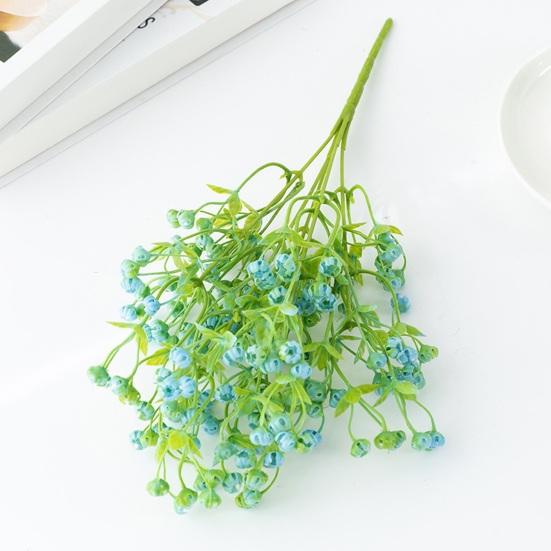 1 ветка, искусственный цветок, не засохший, декоративный, красочный, практичный, 5 вилок, 150 голов, имитация букета гипсофилы, реквизит для сцены