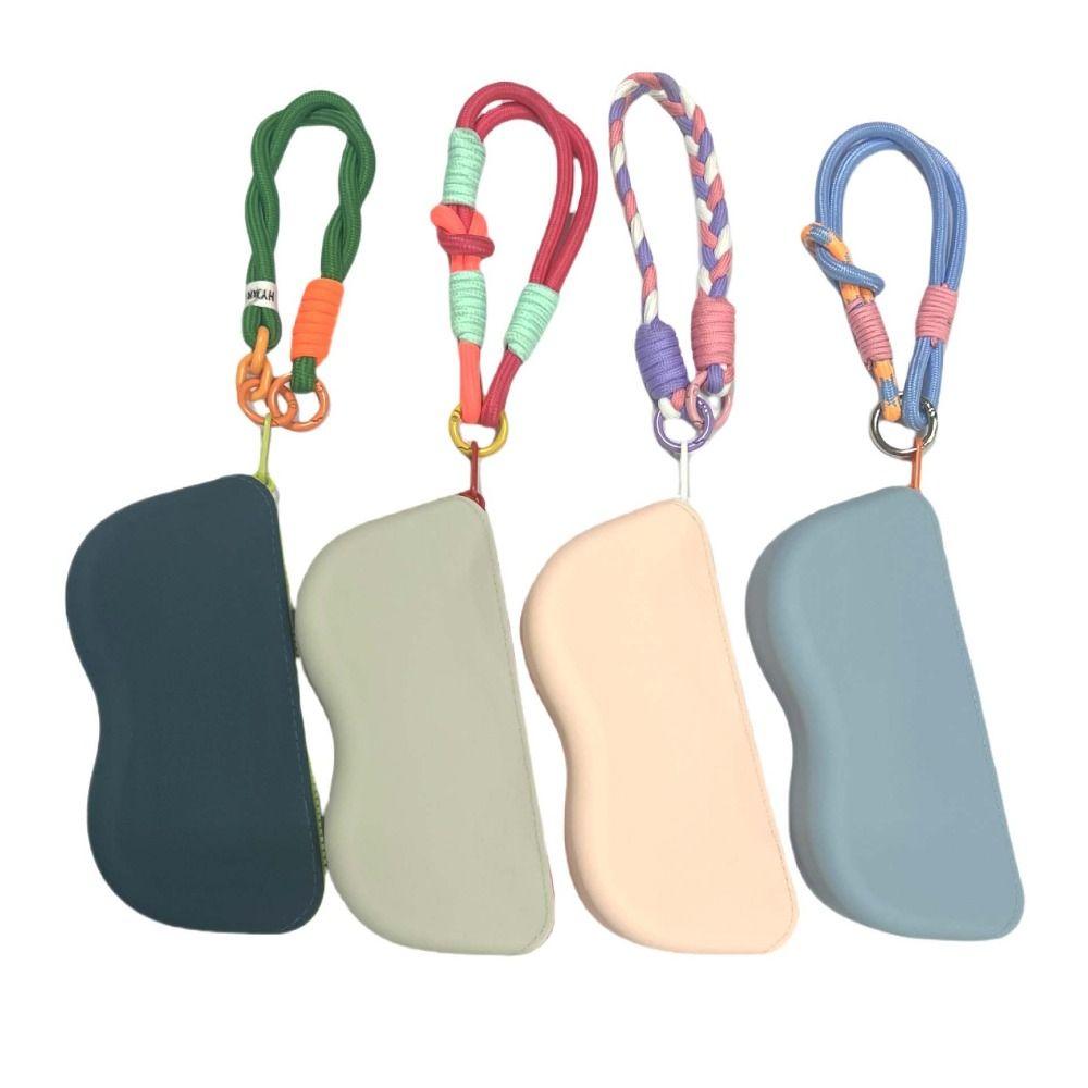 Пылезащитная косметичка Портативный защитный чехол для солнцезащитных очков Модная силиконовая сумка для очков