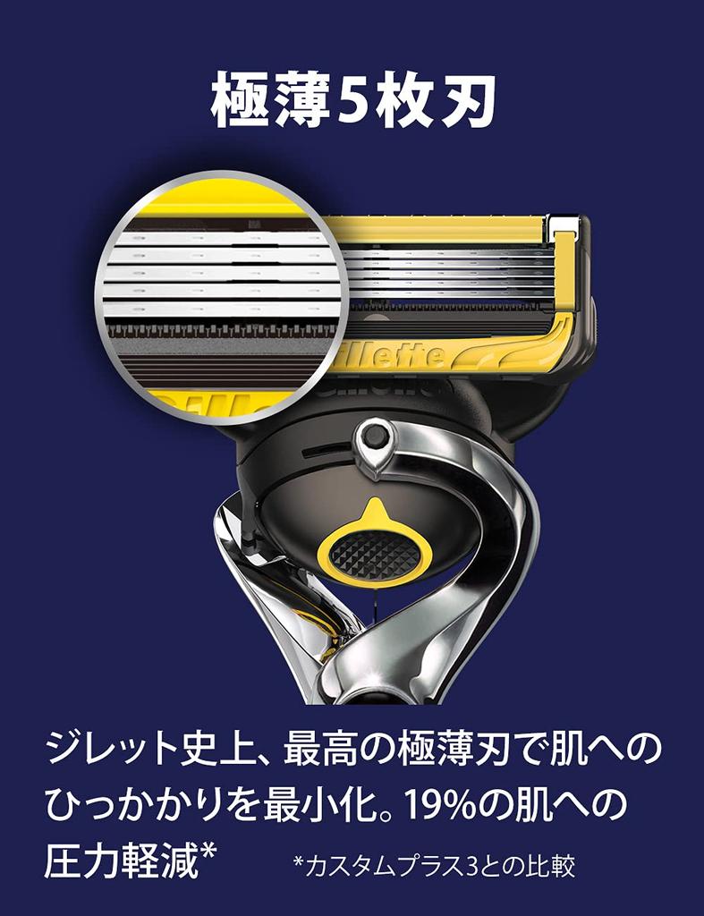 Gillette Shaving Replacement 16 Pieces Close Proshield Body, Blades, Razor, Men's, Shave, Skin-friendly,