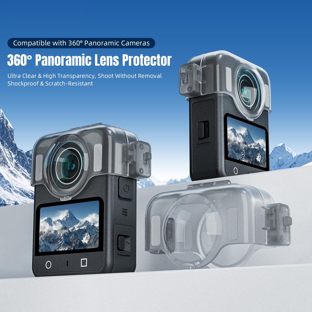 STARTRC Защитная крышка для объектива панорамной камеры DJI Osmo 360 Высокопрозрачная поликарбонатная защита