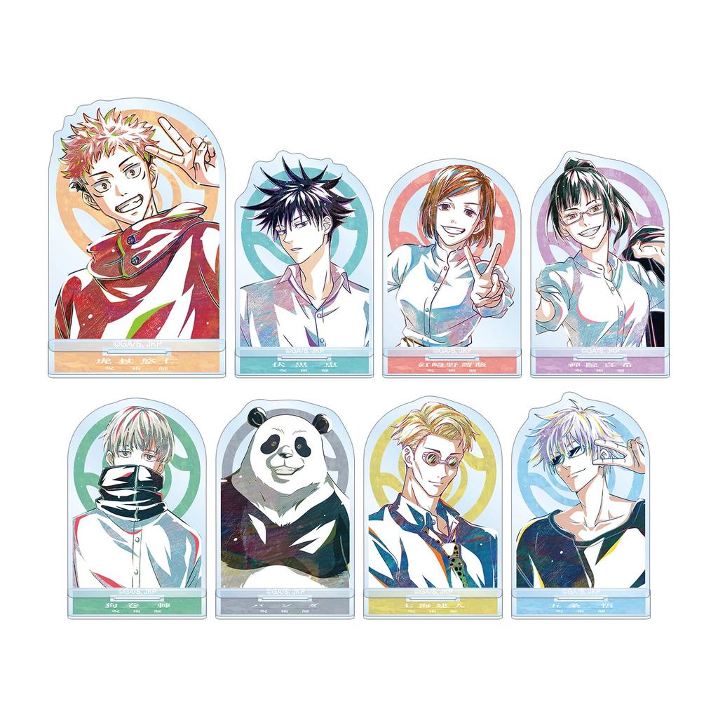 TV Anime "Jujutsu Kaisen" Trading Ani Art Acrylic Stands Box of 8