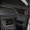 Для Toyota RAV4 RAV 4 XA50  -2024 внутренняя накладка на дефлектор кондиционера приборной панели Наклейка на полосу центральной консоли Аксессуары