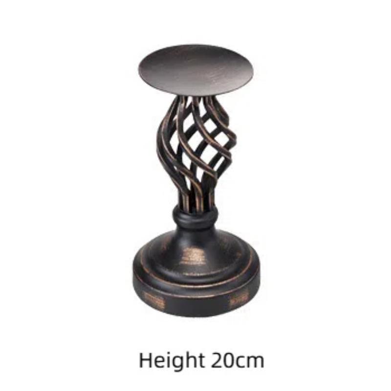 Подставка для свечей из черного металла в Европе – элегантный железный подсвечник для свадеб и вечеринок