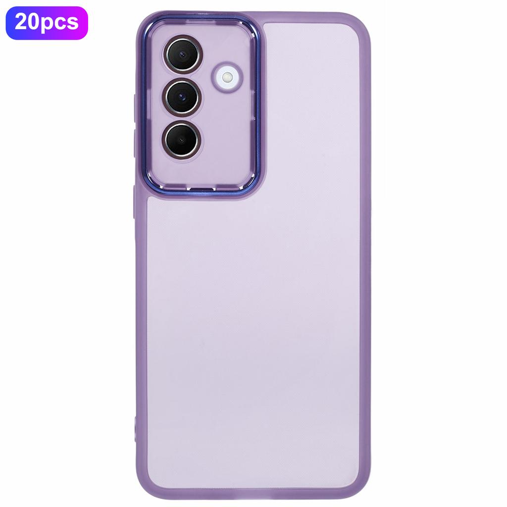 Bulk Purchasing 20Pcs For Samsung Galaxy A36 5G Case Electroplated Camera Frame TPU Phone Cover Precise Cutouts