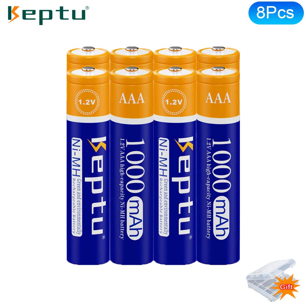 KEPTU 4-32 шт. Аккумуляторные батареи 3A AAA 1,2 В 1000 мАч Ni-MH