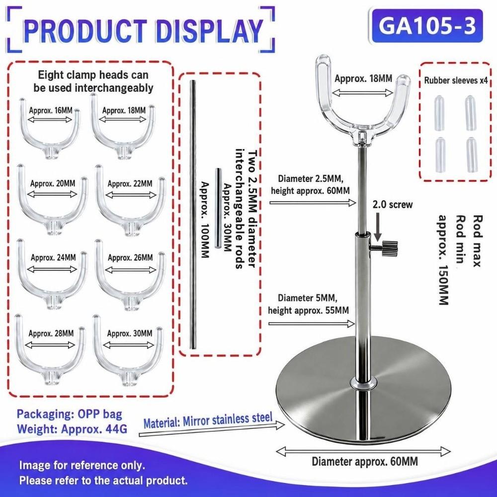 with Replaceable Clamp Heads Figure Display Holder for BJD Doll Support Stand for BJD Doll