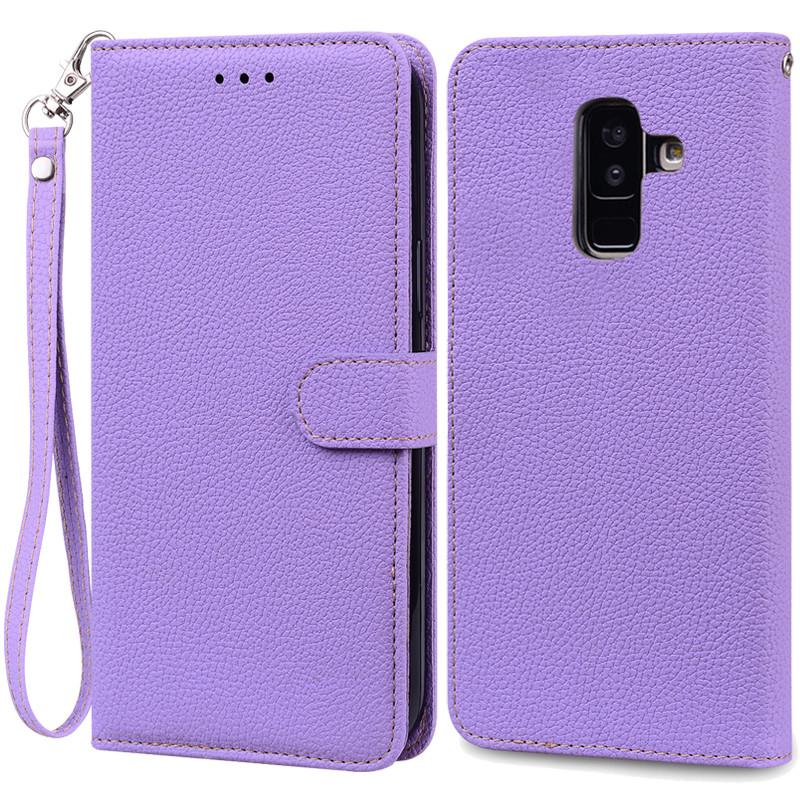 J8 Case For Samsung Galaxy J8 2018 Case Wallet Leather Flip Case For Samsung J 8 J8 2018 J810F Book Cover Coque Fundas Etui