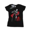 Womens/Ladies Avengers Endgame Mono Captain America Cotton T-Shirt
