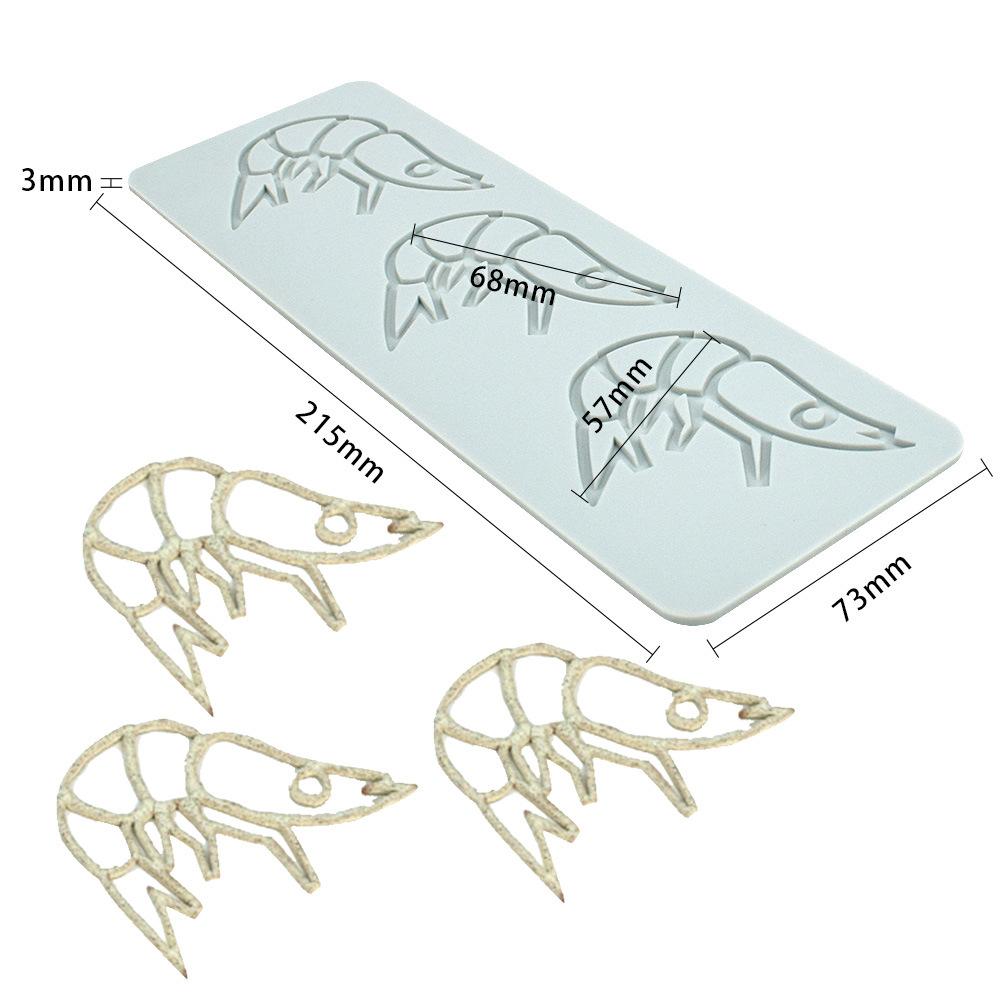 Lobster Crab Fishbone Animal Shape Silicone Cake Lace Mold Butterfly  Swan Cake Decorating Tool DIY French Dessert Baking Tool