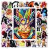 50 шт., наклейки Dragon Ball, устойчивые к выцветанию, водонепроницаемые наклейки с героями мультфильмов для детей, игрушки, ноутбук, скейтборд
