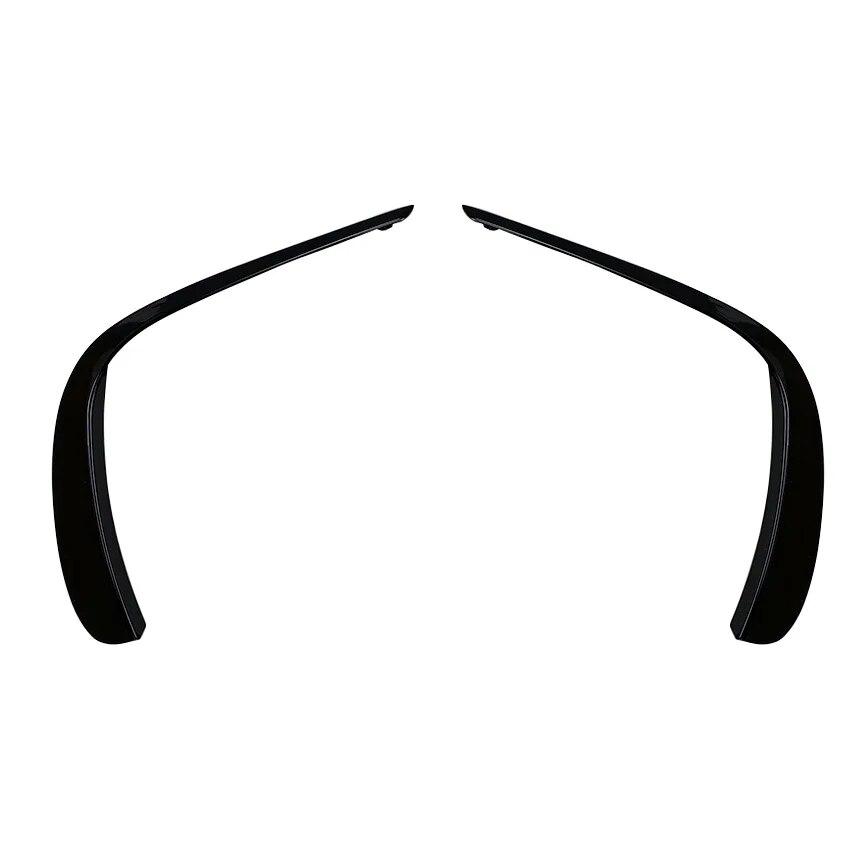 Front Bumper Canards Fog Light Cover Trim Sticker Splitter For Mercedes Benz E Class W213 E260 E300 E53 AMG Car Accessories