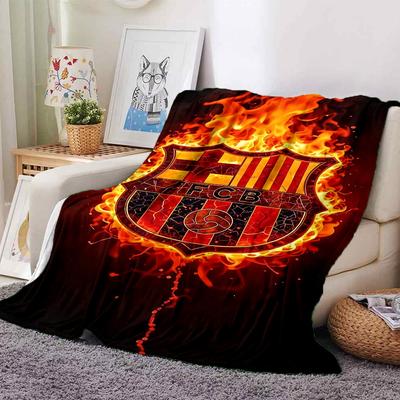 1 шт. Пледы FCB Flames Мягкие Теплые Плед для Сна на Диван Софу Офис Кровать Кемпинг Путешествия, Удобный