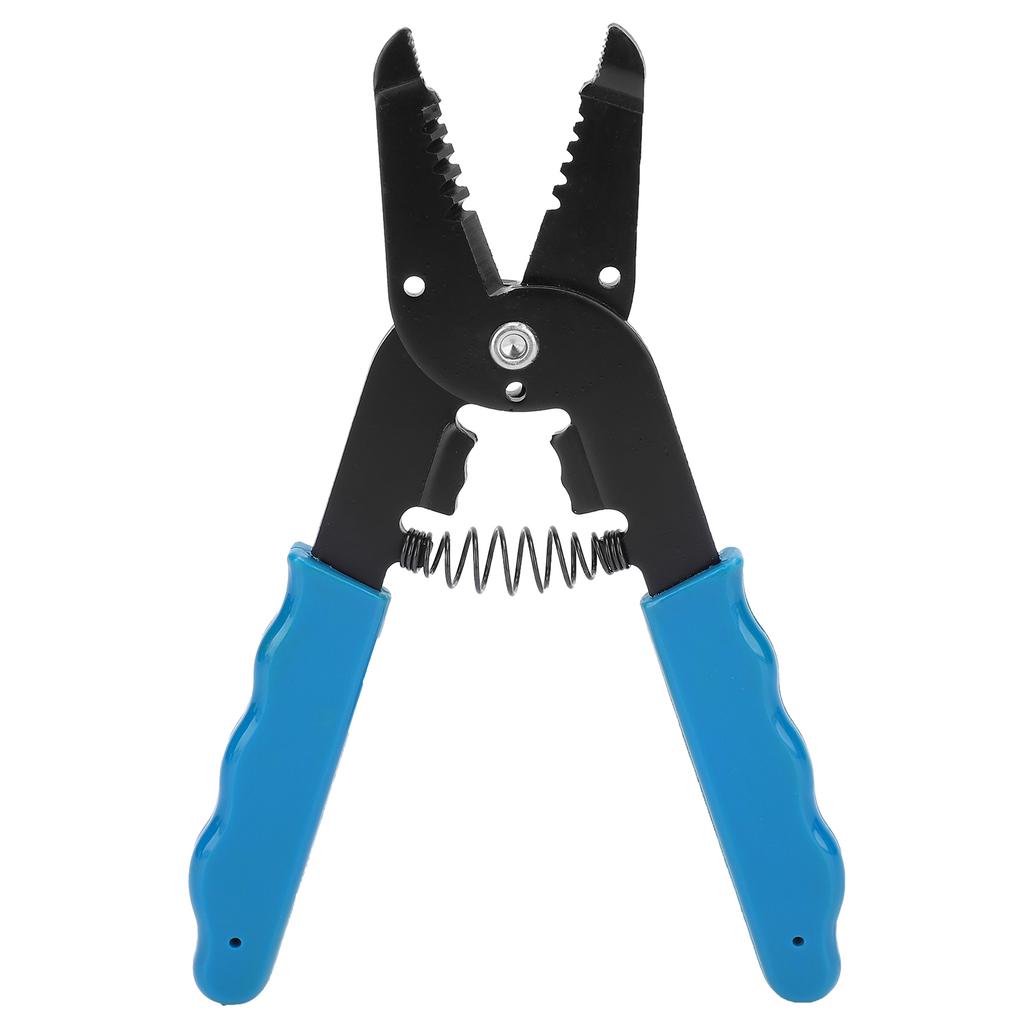 Wire Stripping Pliers MultiFunctional Household Electrician Terminal Crimper Pliers(Red )