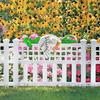 Resting Rail Fence Durable Decorative Fence Decorative Fences Gardens Rooster Long-Lasting Garden Rooster Addition Yard