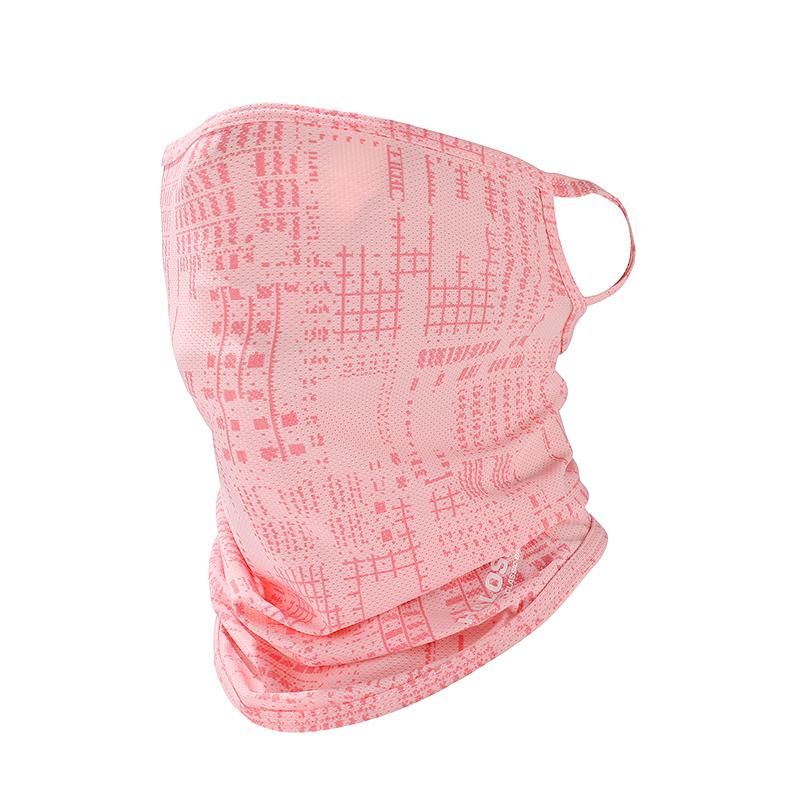 Унисекс Ice Silk Солнцезащитная маска для лица, повязка на шею, защита от ультрафиолета, бандана, шарф, защитная маска для езды на велосипеде на открытом воздухе