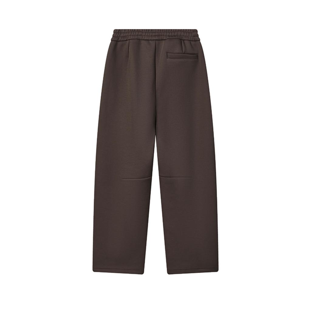 Fila Milano Series Classic Comfortable Versatile Knitted Long Pants Men Bottoms Dark-Gray-Brown F11M545601FBN