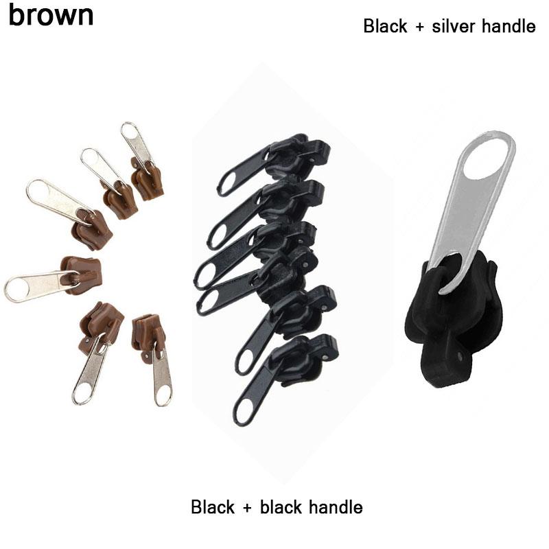 Ремонтный комплект портативный 6 шт./комплект высокое качество 3 размера швейные инструменты слайдер зубчатые молнии мгновенная фиксация исправить молнию популярные универсальные нежные ювелирные изделия