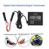 Бензиновый двигатель тестер скорости двигателя индуктивный тахометр моточасов цифровой тахометр зажим стиль для мотоцикла бензопила газонокосилка водонепроницаемый