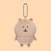 Plush Chiikawa Black Bear Expression Hanging Keychain Collectors Bag Ornament