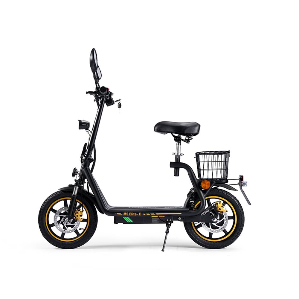 TWOFISH M5 Elite-E Взрослый Электросамокат 500 Вт Мотор 14-дюймовые Колеса 48В 13Ач Аккумулятор Складной Электросамокат С Сиденьем
