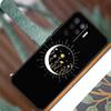 Sun Moon Flowers For OPPO A17 A16 A15 A79 A58 A78 A98 A74 A94 A77 A5 A9 A96 A76 A52 A72 A53S A54S A57S Case