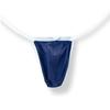 Aducare [Trial Pack] Disposable/5-Count [Paper Panties] One Size Fits All/Thong Panties, Navy Blue (For Beauty Salons, Massage Parlors, Travel, Hospit
