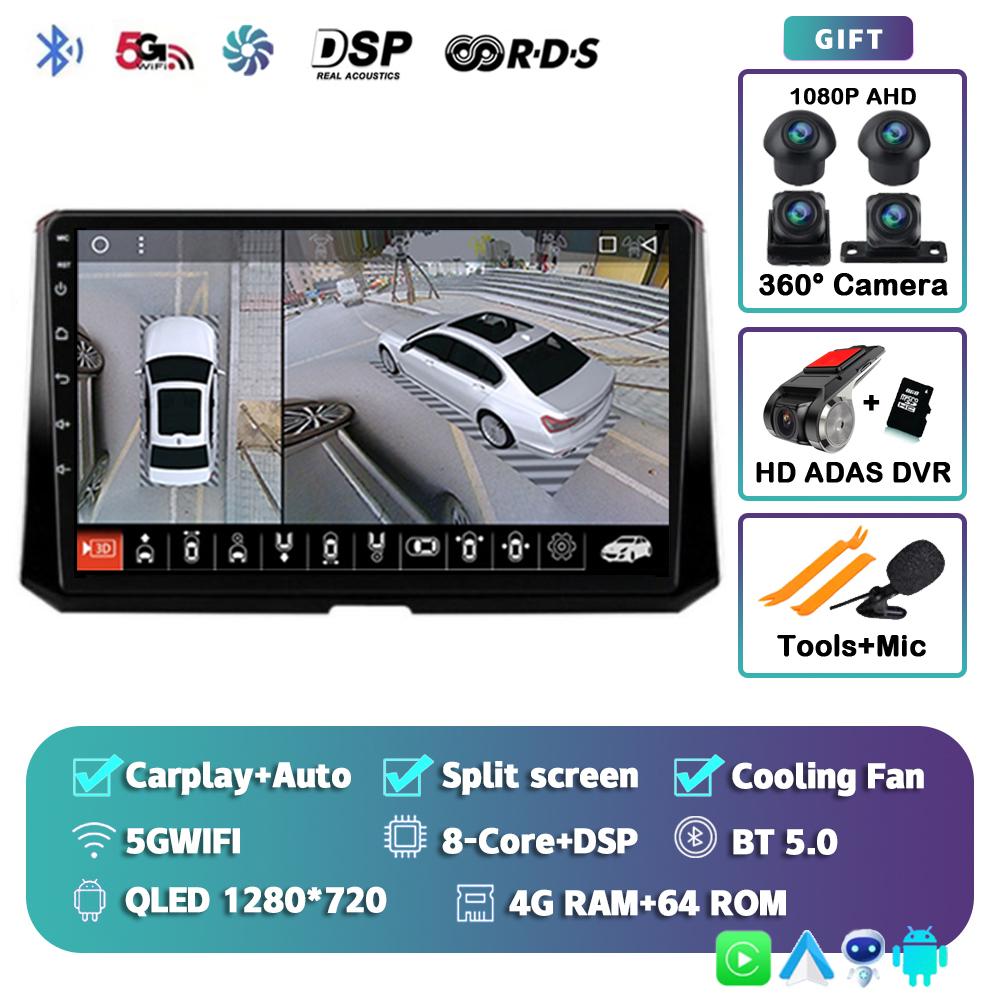 Android14 мультимедийный видеоплеер для Toyota Corolla 12 2019 2020 2021 2022 беспроводной Carplay стерео Carplay 4G WIFI GPS 2Din DSP