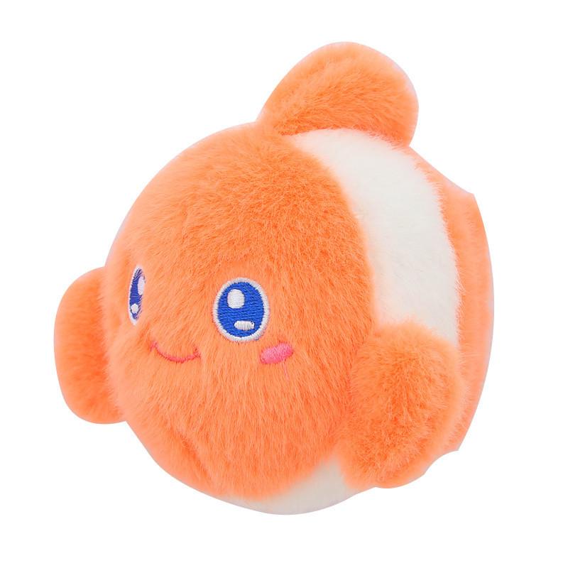 Восхитительный ассортимент плюшевых брелоков в виде морских животных, доступных в нескольких забавных цветах