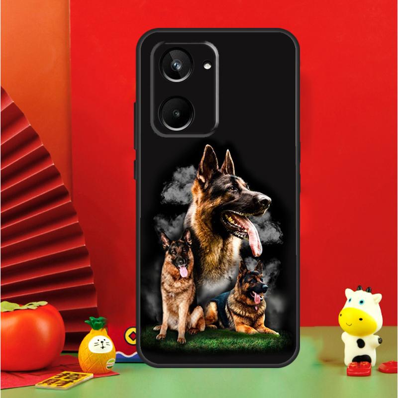 Немецкая овчарка Для Realme 15 Pro GT7 GT6 10 11 12 13 14 Pro Plus C65 C67 C63 C61 C55 C51 C53 C35 C75 Чехол