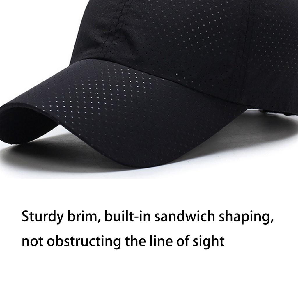 Baseball Cap Quick Dry Breathable Sun Protection Outdoor Sports Hat