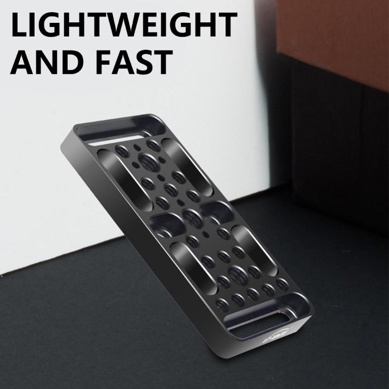 1/4 3/8 Quick Release Plate Cheese Base Multiple Functional Enhances Camera Stability On Tripods
