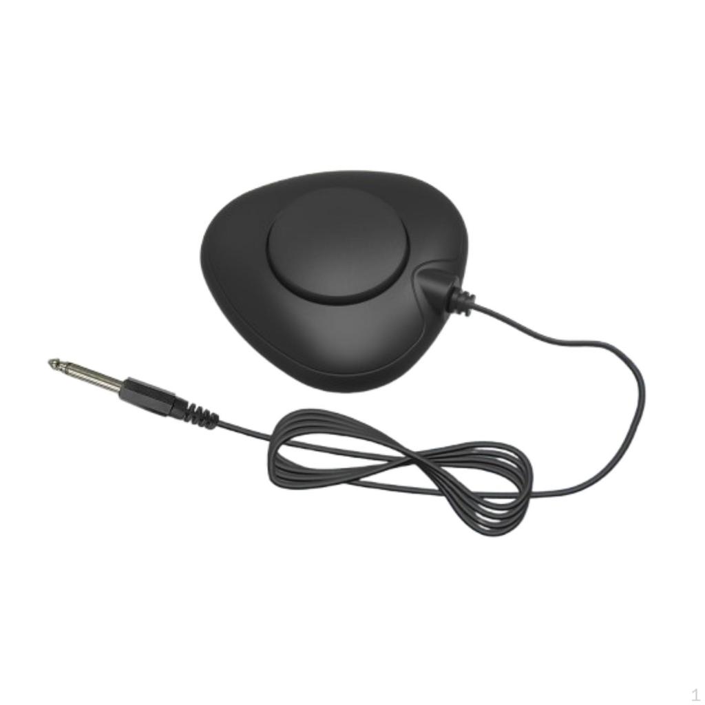 Compact Sustain Pedal Electric Piano, Foot Piano Delay Quiet Single