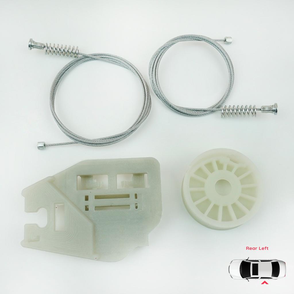 BWR617 Electric Power Window Lifter Regulator Repair Kit Rear Left Door for BMW X5 E53 2000-2006 51357125059