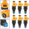 6 PCS Fuel Injector 0280150714 Connectors Fit For BMW 535 635CSI 735 L6 L7