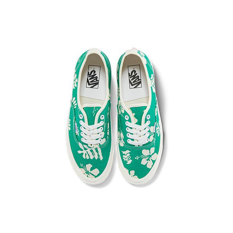 Vans Оригинальные 44 Dx Повседневные Кеды с Лепестковым Принтом Низкие Унисекс Кроссовки Зеленые VN0A5KX4AWP